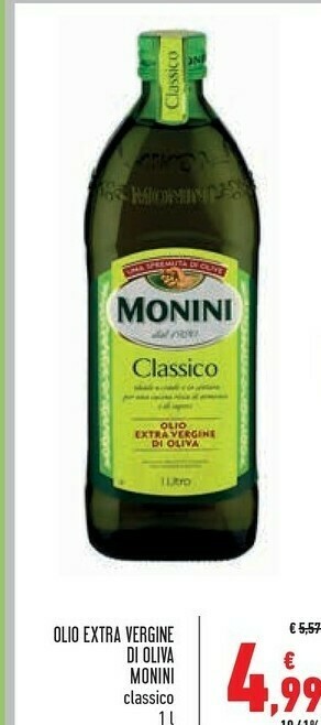 Conad Monini Olio extravergine di oliva offerta