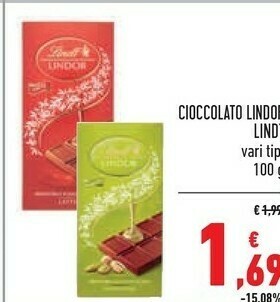 Conad Lindt Cioccolato offerta