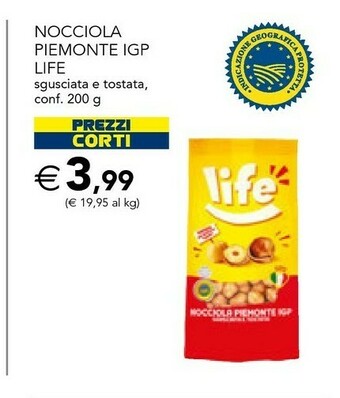 Esselunga Life Nocciola Piemonte Igp offerta