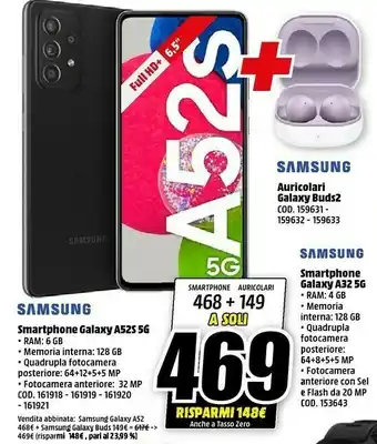 MediaWorld Samsung Smartphone android offerta