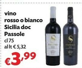 Pam Passole Vino Rosso offerta