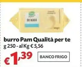Pam Pam & Panorama - Burro 250 G(ml) offerta