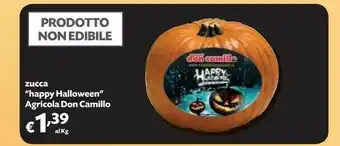Pam Agricola Don Camillo Zucca Hally Halloween offerta