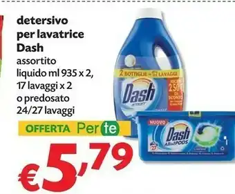 Pam Dash Detersivo Per Lavatrice offerta