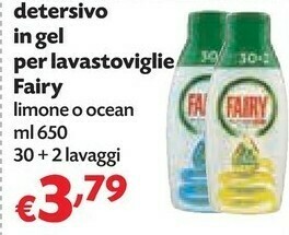 Pam Fairy Detersivo In Gel Per Lavastoviglie Limone offerta