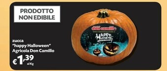 Pam Agricola Don Camillo Zucca Hally Halloween offerta