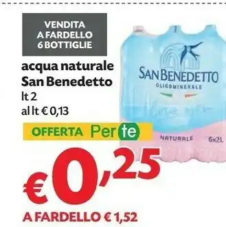 Pam San Benedetto Acqua Naturale offerta
