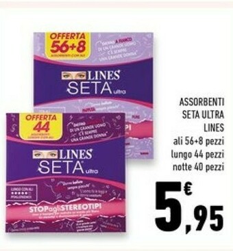 Conad Superstore Lines Assorbenti lines offerta