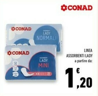 Conad Superstore Assorbenti offerta
