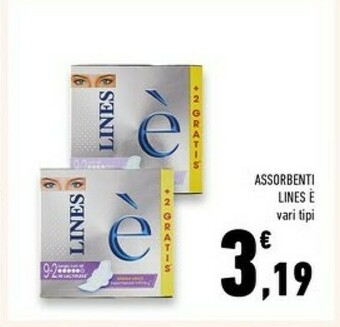 Conad Lines Assorbenti lines offerta