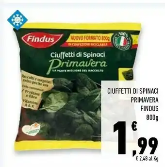 Conad Superstore Findus Spinaci offerta
