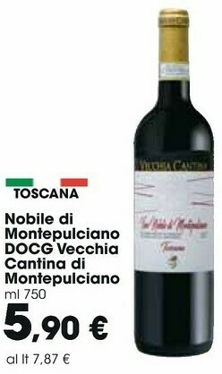 Carrefour Market Vecchia cantina Vino Nobile Di Montepulciano 750 G(ml) offerta