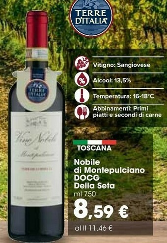 Carrefour Market Della Seta Nobile Di Montepulciano Docg offerta
