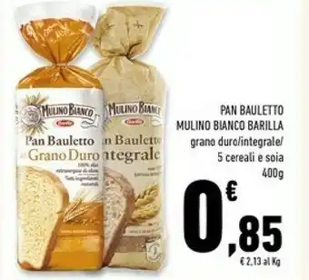 Conad Barilla Pan Bauletto offerta