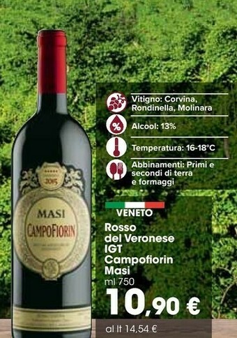 Carrefour Market Masi Rosso Del Veronese IGT Campofiorin offerta