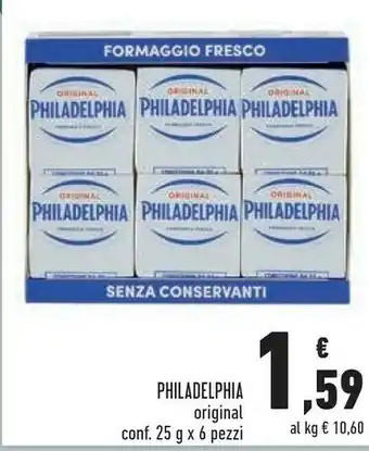 Conad Mondelez Philadelphia Classico 150 G(ml) offerta