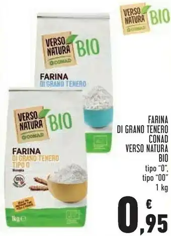 Conad Conad - Farina Di Grano Tenero Tipo 00 1000 G(ml) offerta