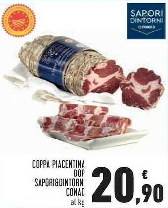 Conad Sapori & Dintorni Conad Coppa Piacentina DOP offerta