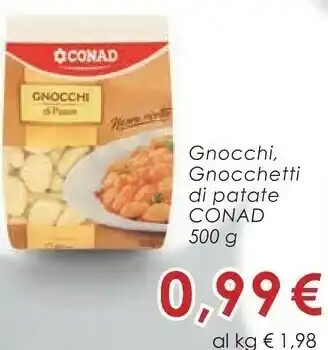 Conad Conad - Gnocchi Di Patate 500 G(ml) offerta