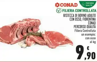 Conad Conad Bistecca Di Bovino Adulto offerta