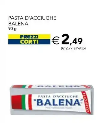 Esselunga Balena Conserve offerta
