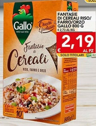 TuoDi Gallo Riso offerta