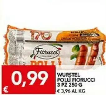 TuoDi Fiorucci Wurstel di pollo offerta