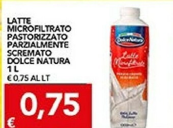 TuoDi Dolce natura Latte parzialmente scremato offerta