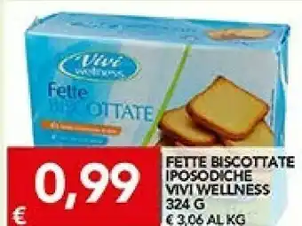 TuoDi Vivi wellness Fette biscottate offerta