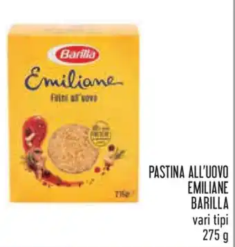 Conad Barilla Pasta All'Uovo Emiliane vari tipi 275 g offerta