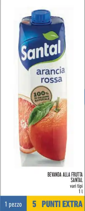 Conad Santal Bevanda Alla Frutta vari tipi 1 l offerta