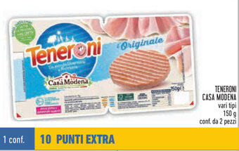 Conad Casa Modena Teneroni vari Tipi 150 g offerta
