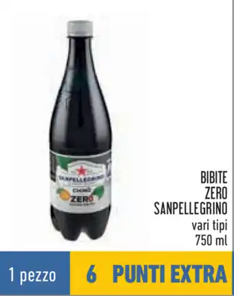 Conad Sanpellegrino Bibite Zero vari tipi 750 ml offerta