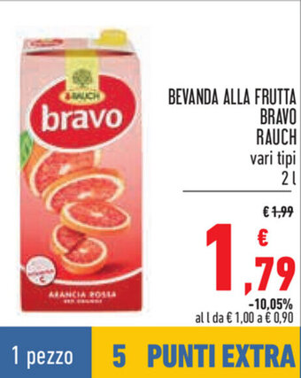 Conad Rauch Bravo Bevanda Alla Frutta vari tipi 2 l offerta