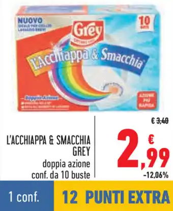 Conad Grey L'Acchiappa & Smacchia doppia Azione conf. da 10 buste offerta