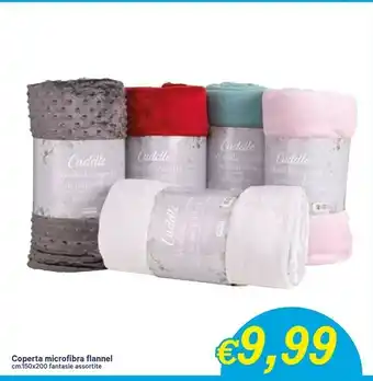 A&O Coperta Microfibra Flannel 150x200 Cm offerta