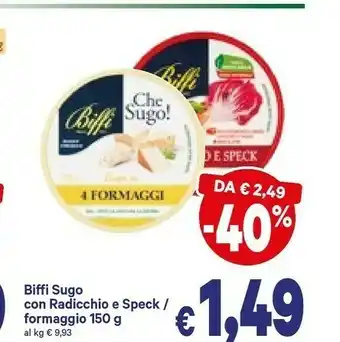 A&O Biffi Sugo Radicchio E Speck 150 G(ml) offerta