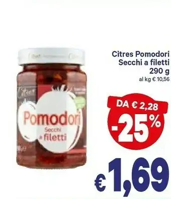 A&O Citros - Pomodori Secchi A Filetti 290 G(ml) offerta