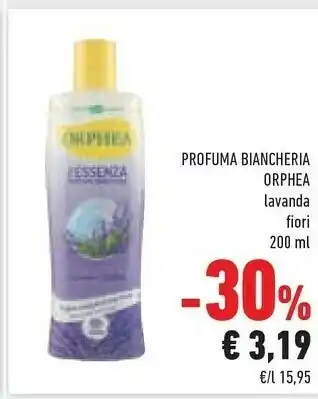 Conad Superstore Orphea Profuma Biancheria Lavanda/ Fiori 200 Ml offerta