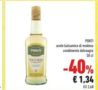 Conad Superstore Ponti Aceto Balsamico Di Modena offerta