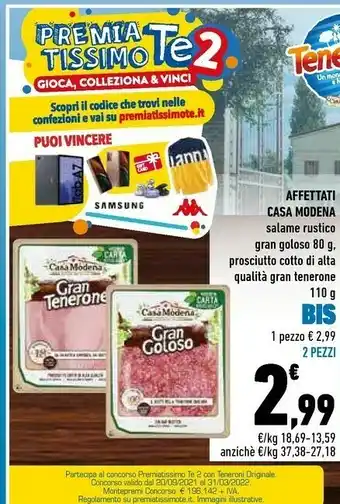 Conad Casa Modena Affettati offerta