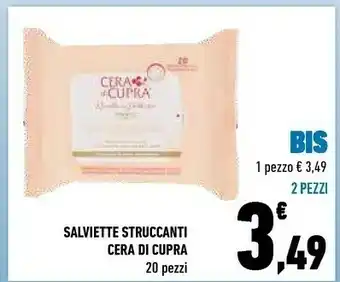 Conad Cera Di Cupra Salviette Struccanti offerta