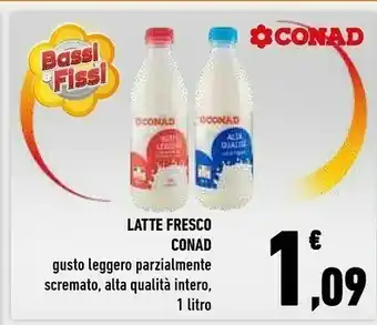 Conad Conad Latte Fresco offerta