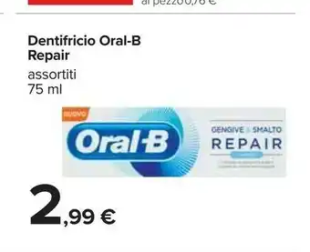 Carrefour Oral b Oral-B 81692338 Dentifricio 75 Ml offerta