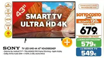 Expert Sony KD43X85JAEP offerta