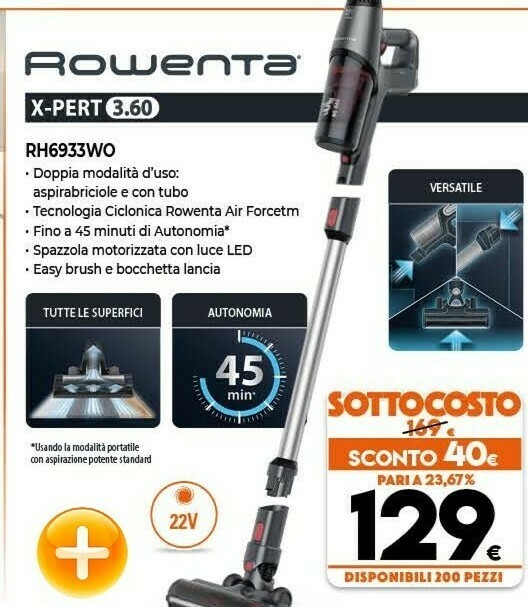 Rowenta RH6933WO Non Classificato offerta di Expert