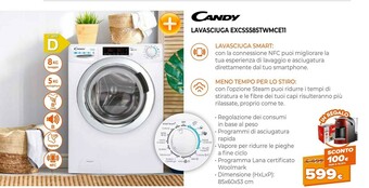 Expert Candy Lavasciuga EXCSS585TWMCE11 offerta