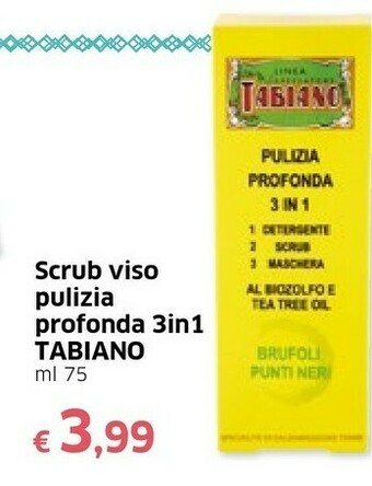 Famila Tabiano Scrub Viso Pulizia Profonda offerta