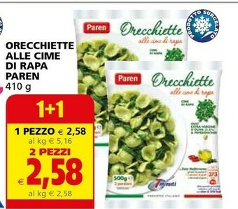 Paren Orecchiette Alle Cime Di Rapa
