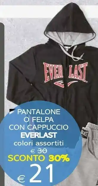 Everlast Pantalone O Felpa Con Cappuccio